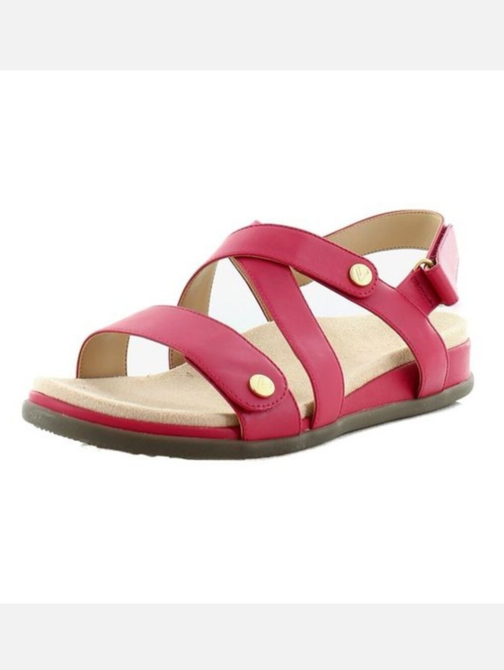 VIONIC Cypress Viva Magenta Pink Leather Sandals 11 NWOT